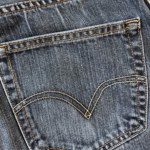 B Sides Lasso Levi's Dark Gray Denim Jeans VINTAGE BLACK Barrel - Picture 4 of 6